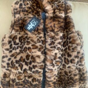 Fabulous Furs leopard vest